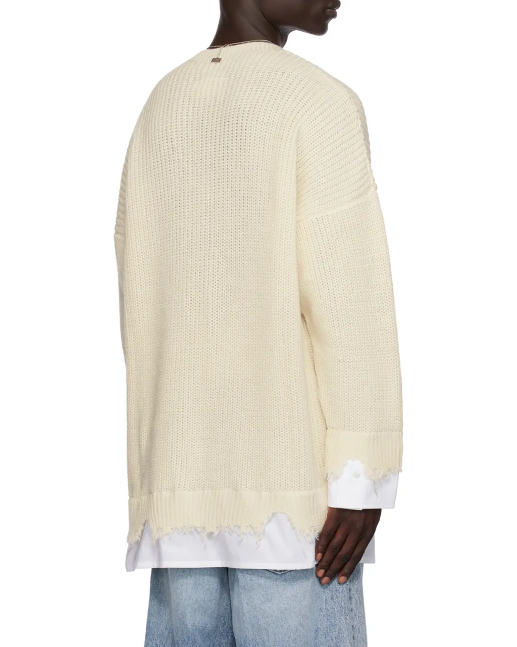Mm6 Maison Margiela Distressed Knitted Jumper