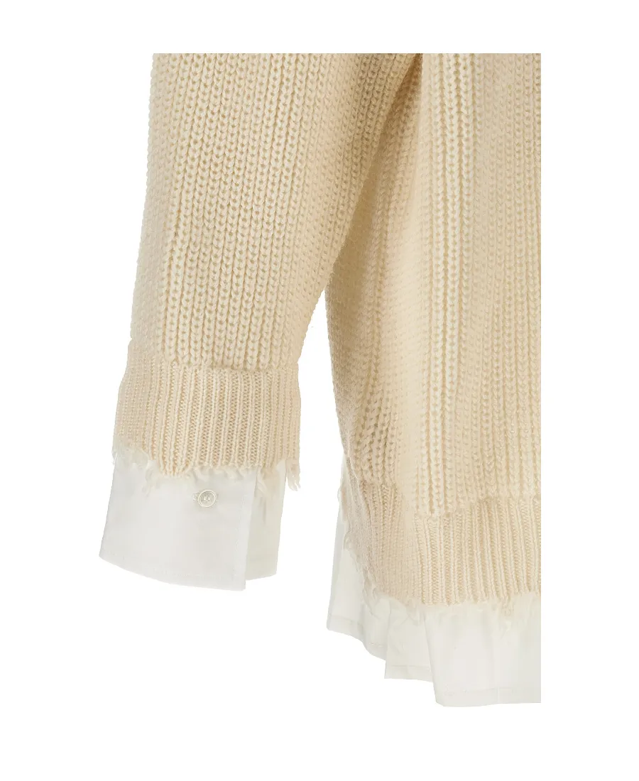 Mm6 Maison Margiela Distressed Knitted Jumper