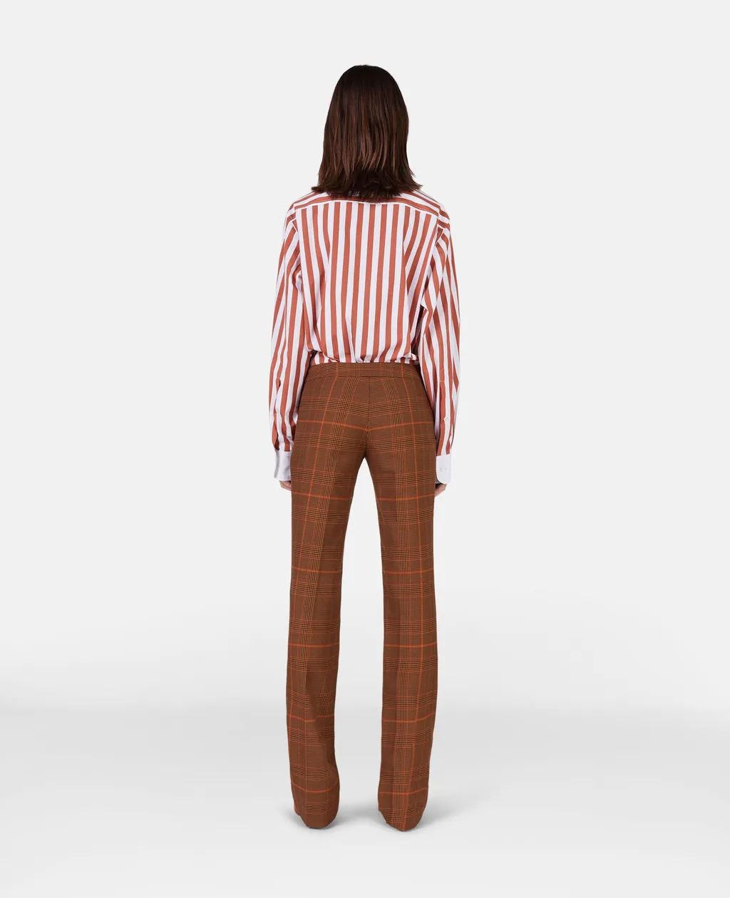 Stella Mccartney Prince-Of-Wales Mid Rise Trousers