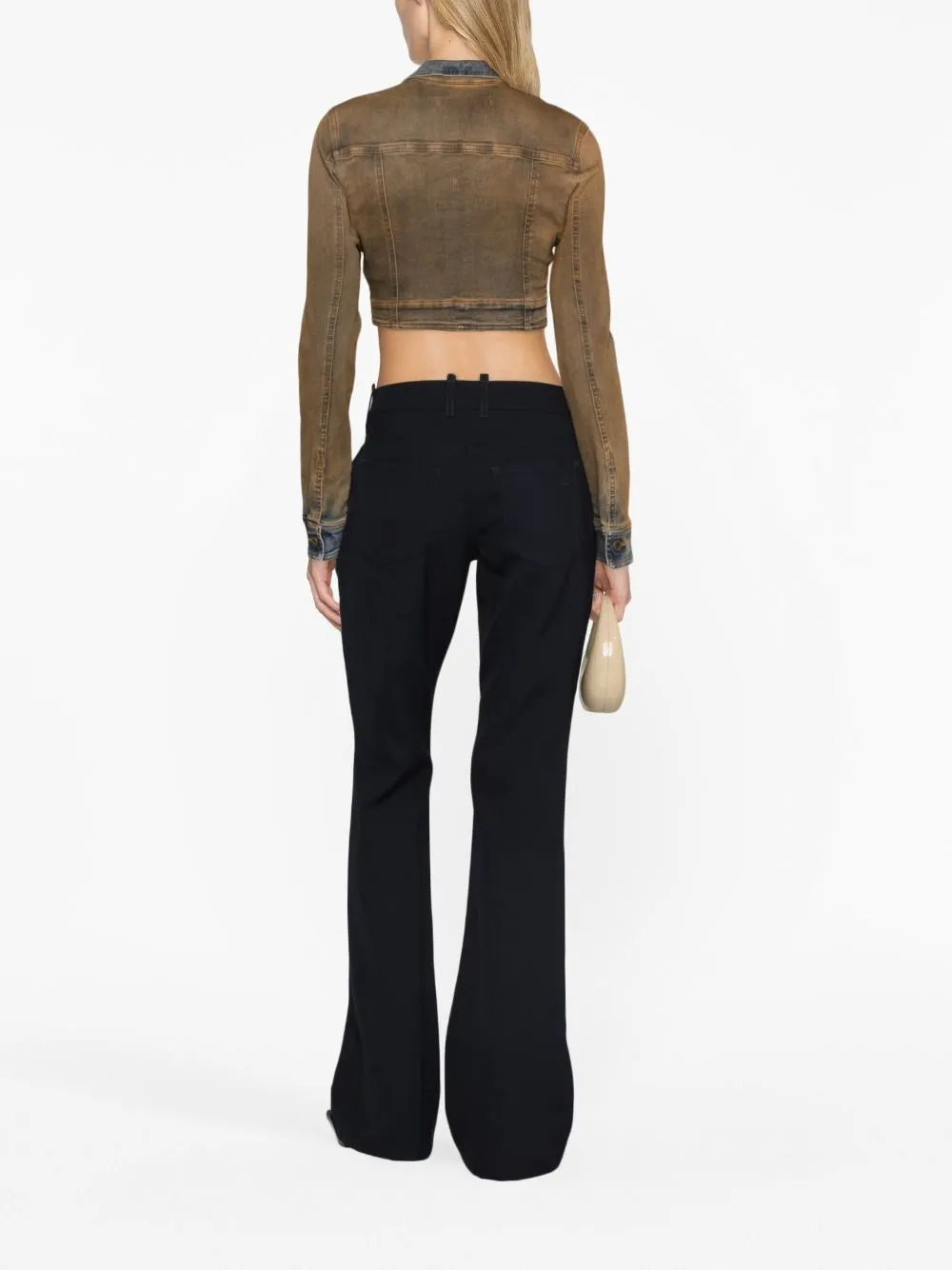 Off-White Low-Rise Flared Trousers
