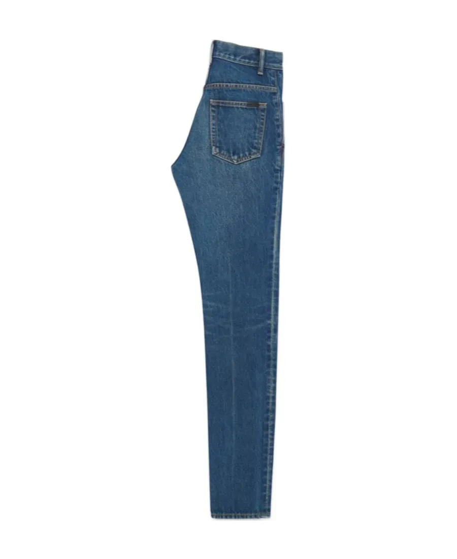 Saint Laurent Cindy Mid-Rise Jeans