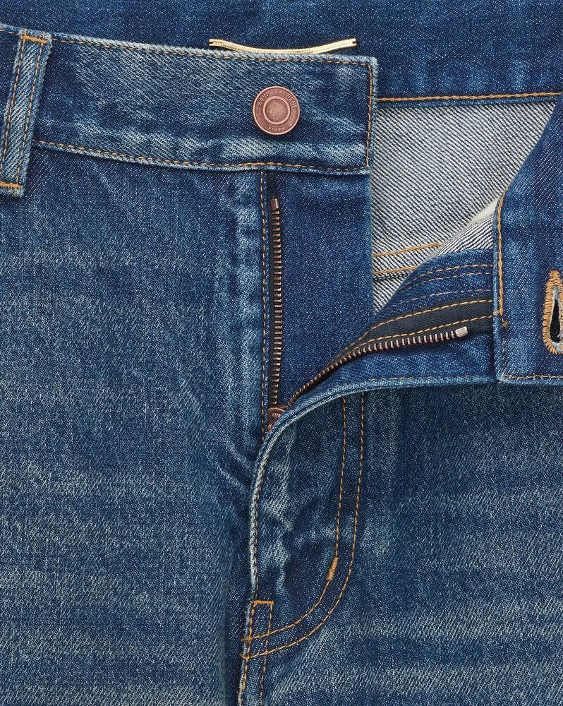 Saint Laurent Cindy Mid-Rise Jeans