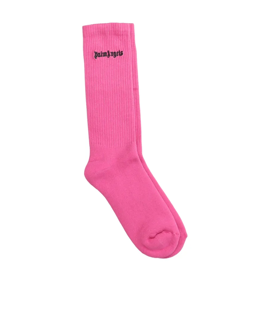 Logo Embroidered Socks
