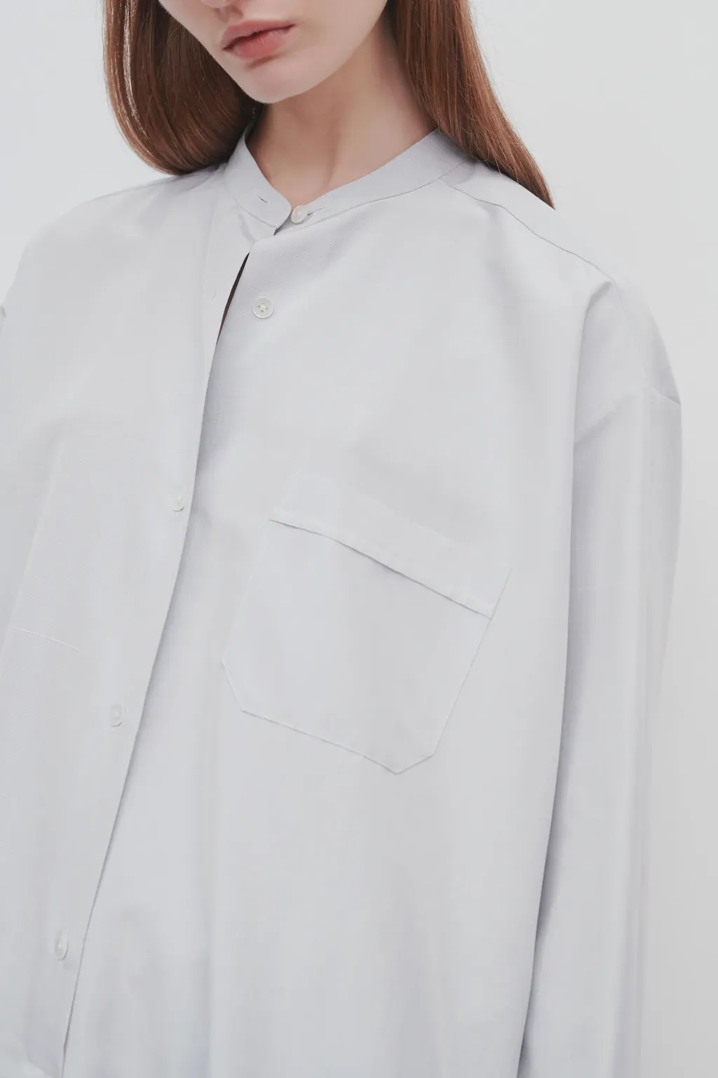 Long-Sleeve Silk Shirt