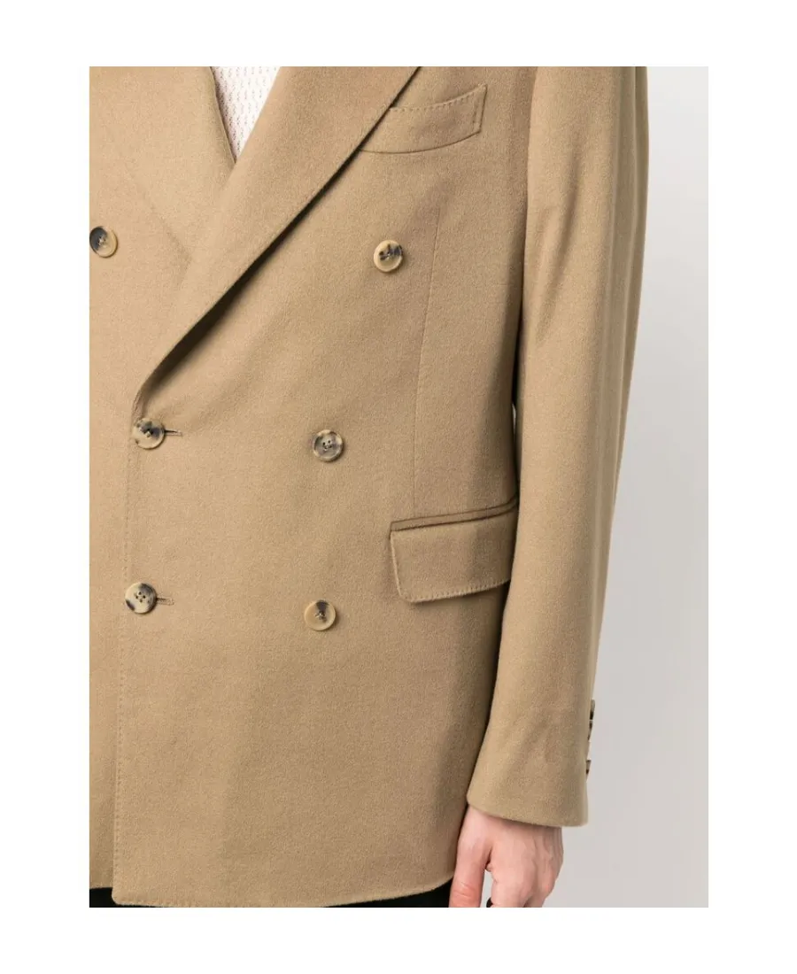 Double-Breasted Cashmere Blazer