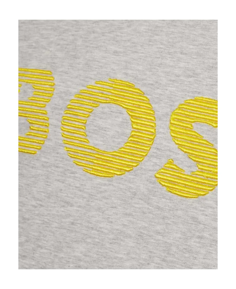 Round Collar Logo Sweater