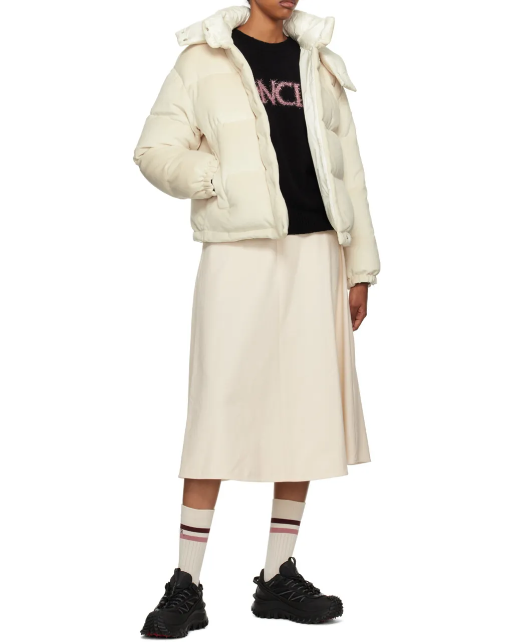 Moncler Logo Detailed Crewneck Knitted Jumper