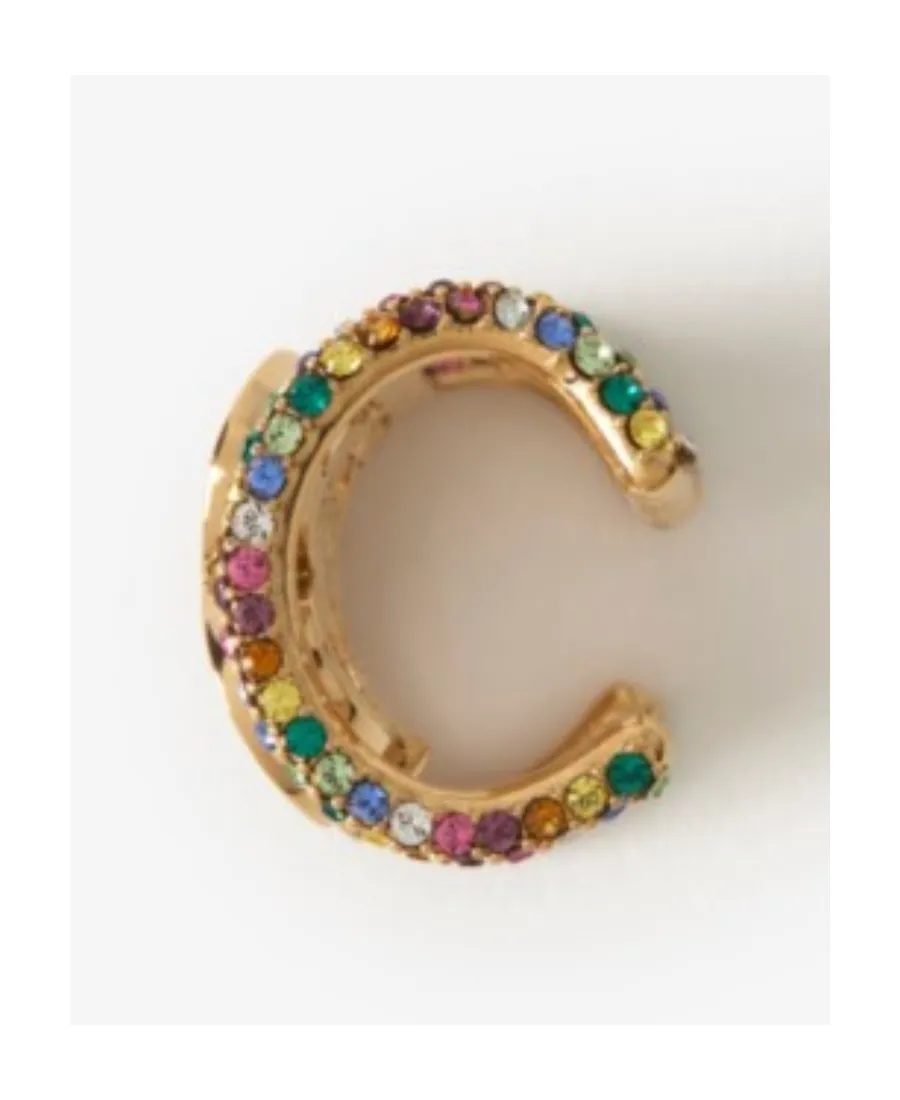 Monogram-Motif Ear Cuff