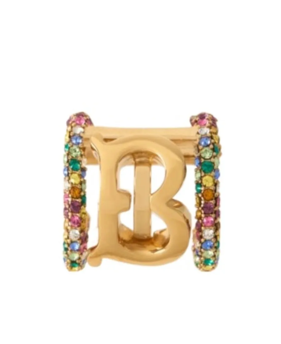Monogram-Motif Ear Cuff