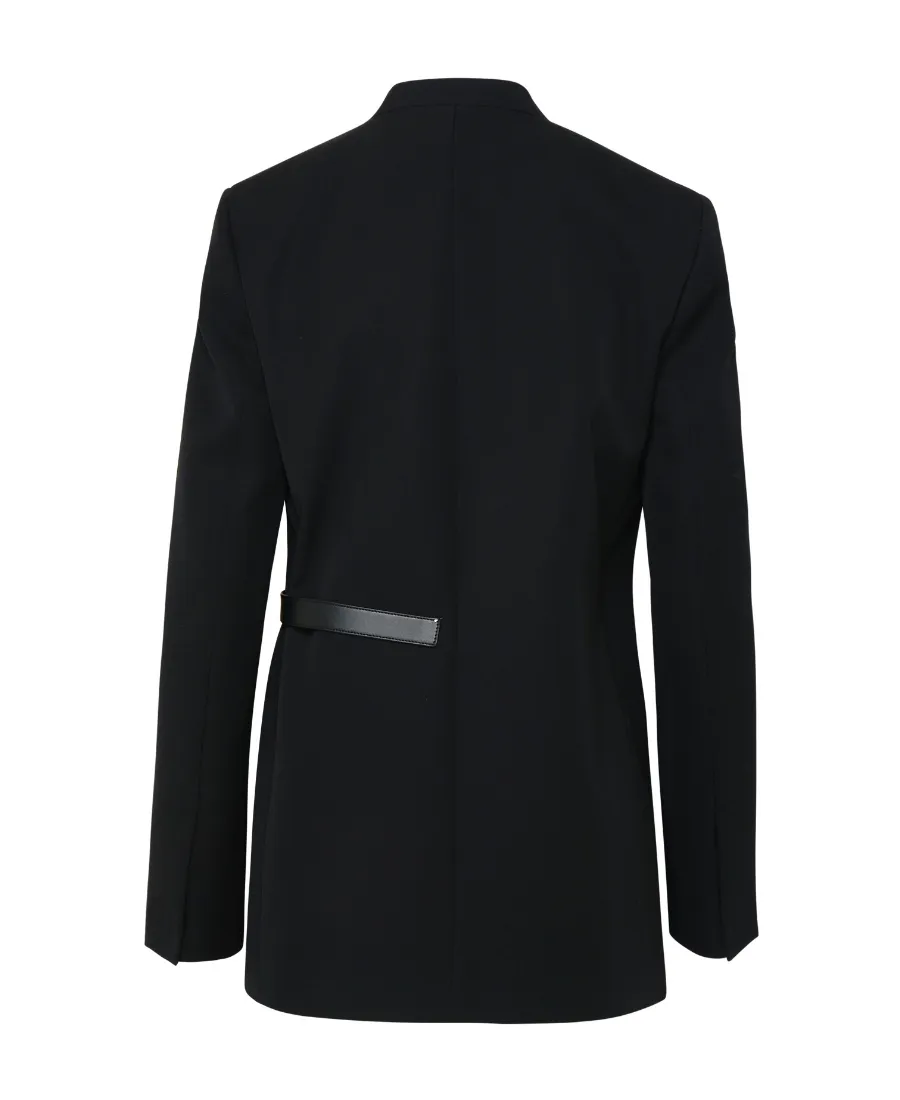 Jil Sander Single-Breasted V-Neck Tailored Jacket
