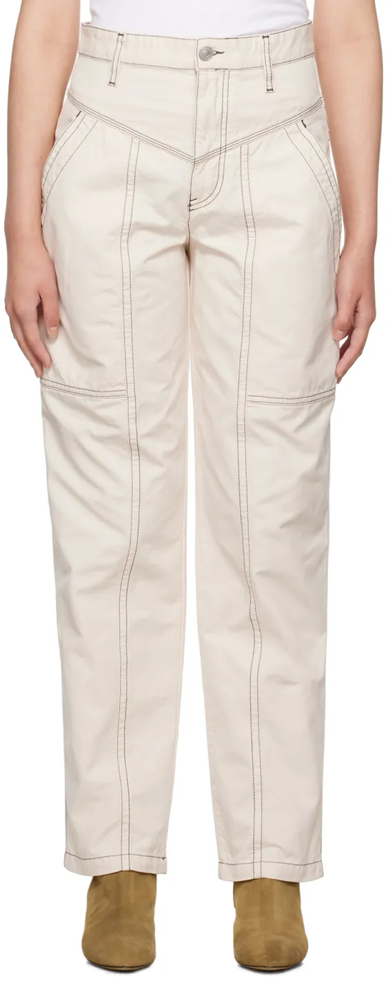Panelled Cotton Trousers