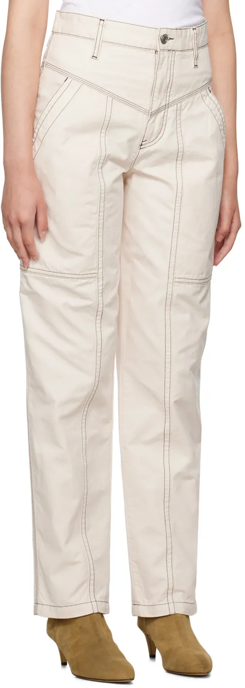 Panelled Cotton Trousers