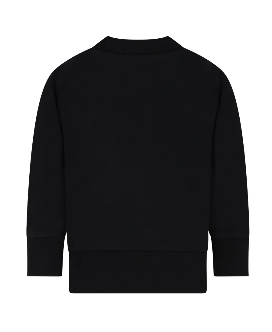 Palm Angels Kids Flames Logo-Printed Crewneck Sweatshirt
