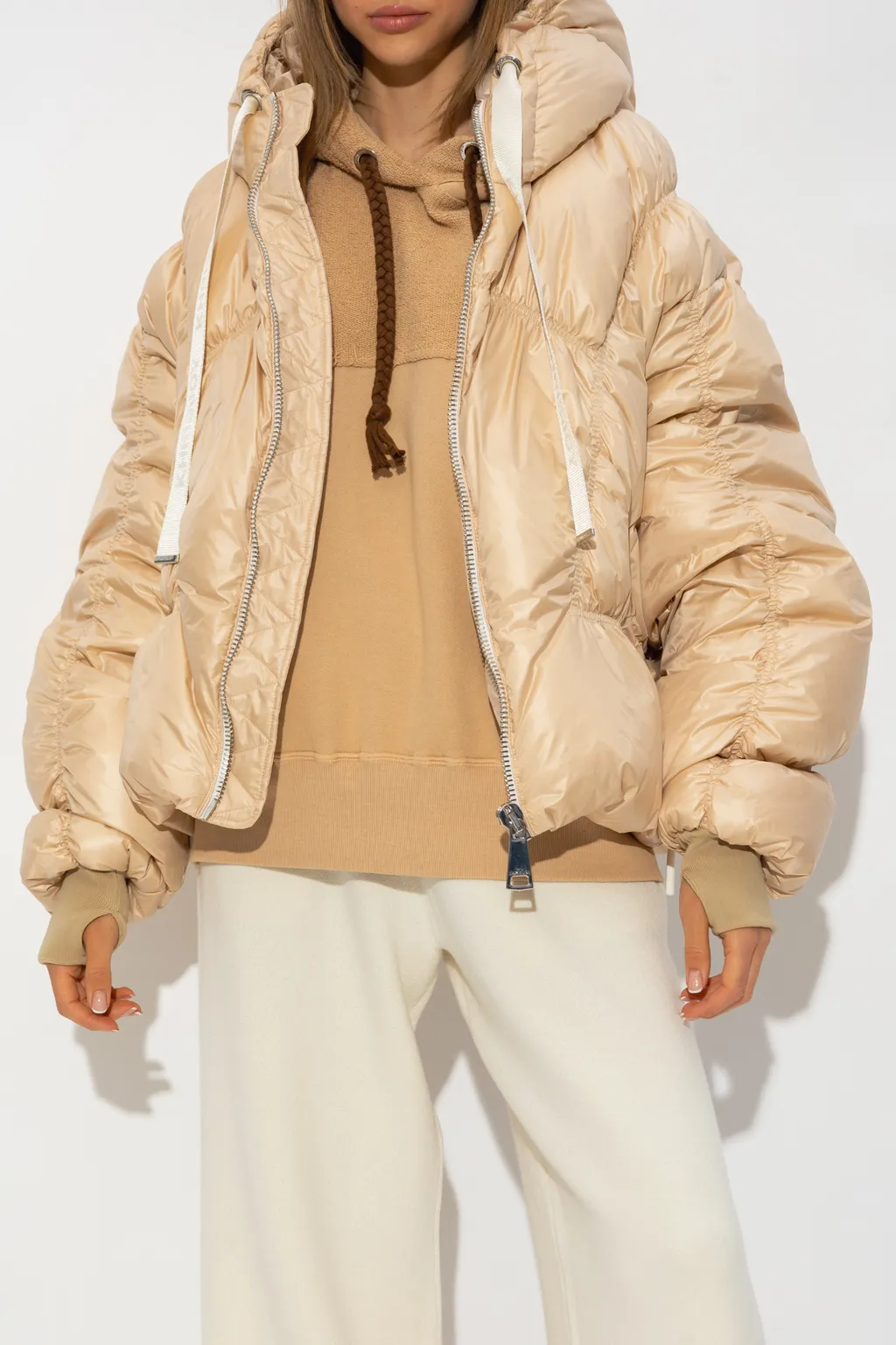 Long-Sleeved Down Jacket