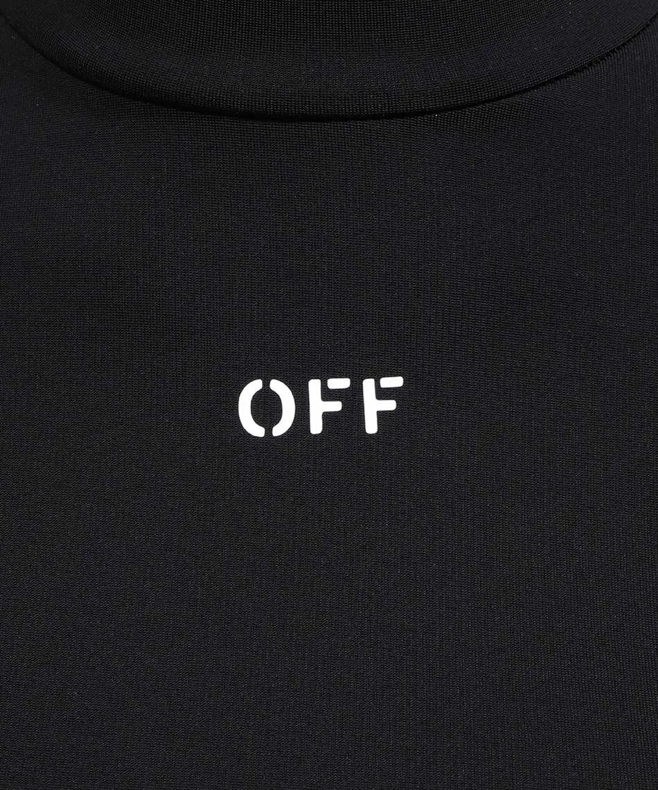 Off-White Logo Printed Long-Sleeve Top