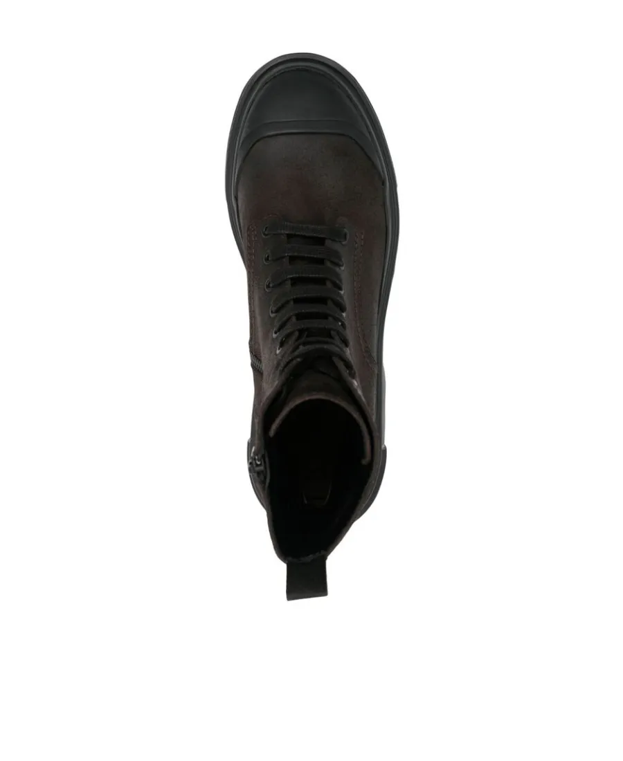 Hogan Anfibio Lace-Up Ankle Boots