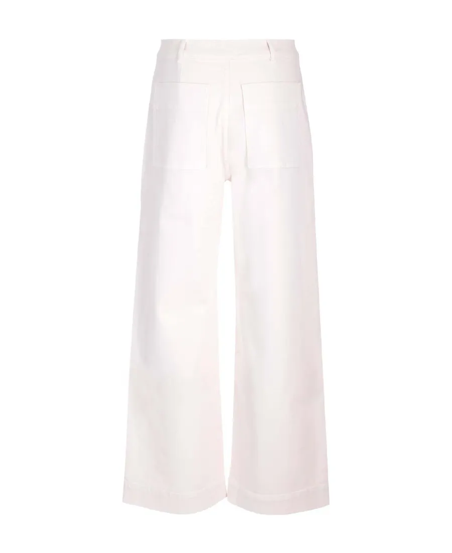 Multiple-Pockets High-Waisted Trousers