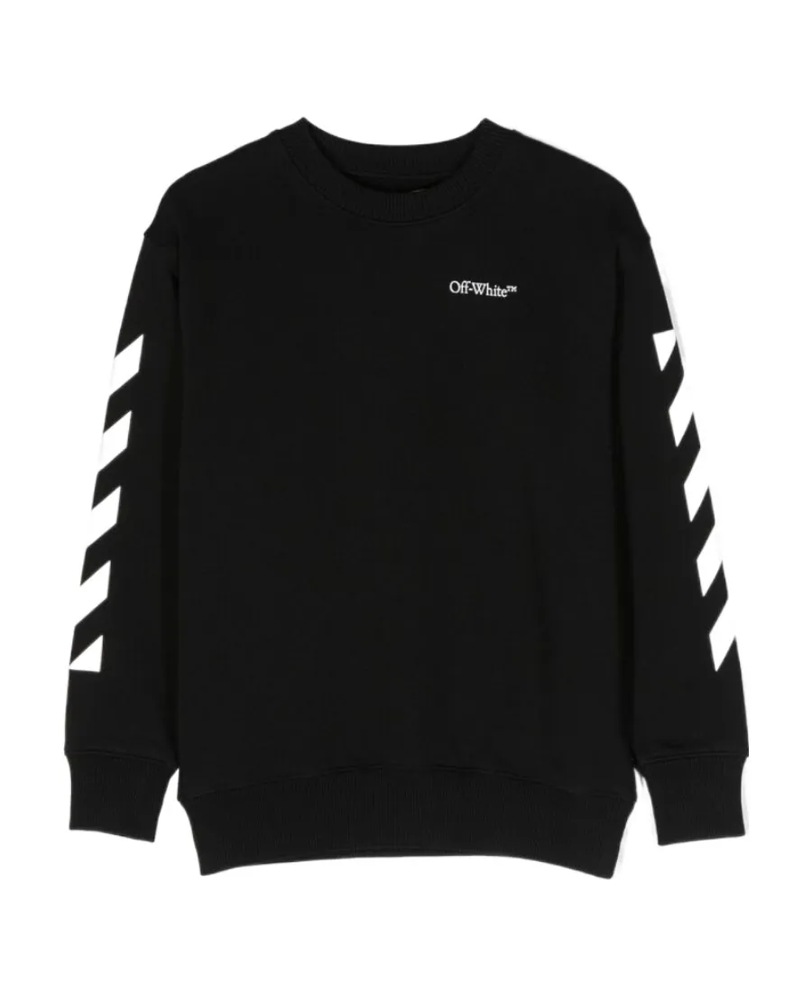 Off-White Kids Logo Printed Crewneck Sweatshirt