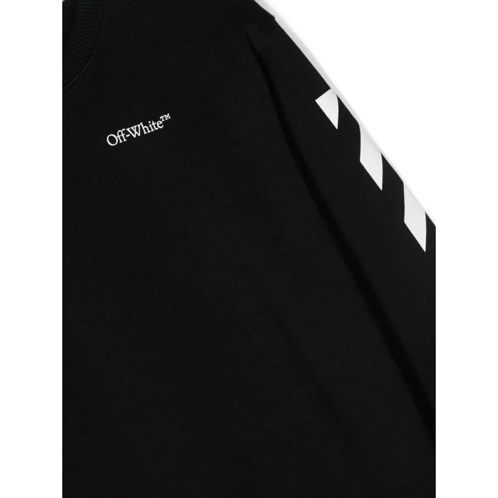 Off-White Kids Logo Printed Crewneck Sweatshirt