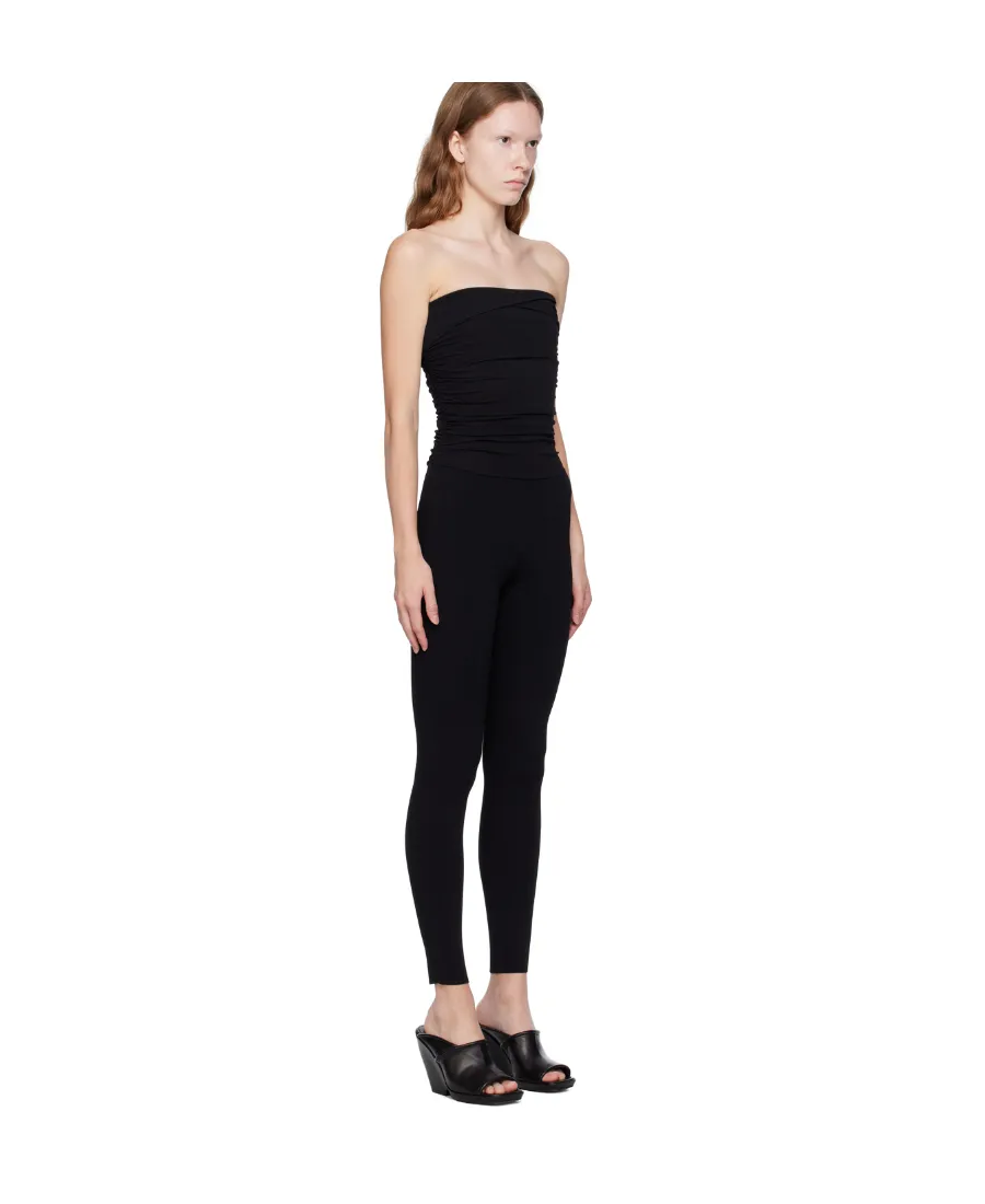 Khaite Tela Strapless Fitted Jumpsuit
