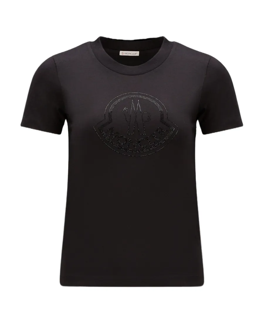 Moncler Logo Embellished Crewneck T-Shirt