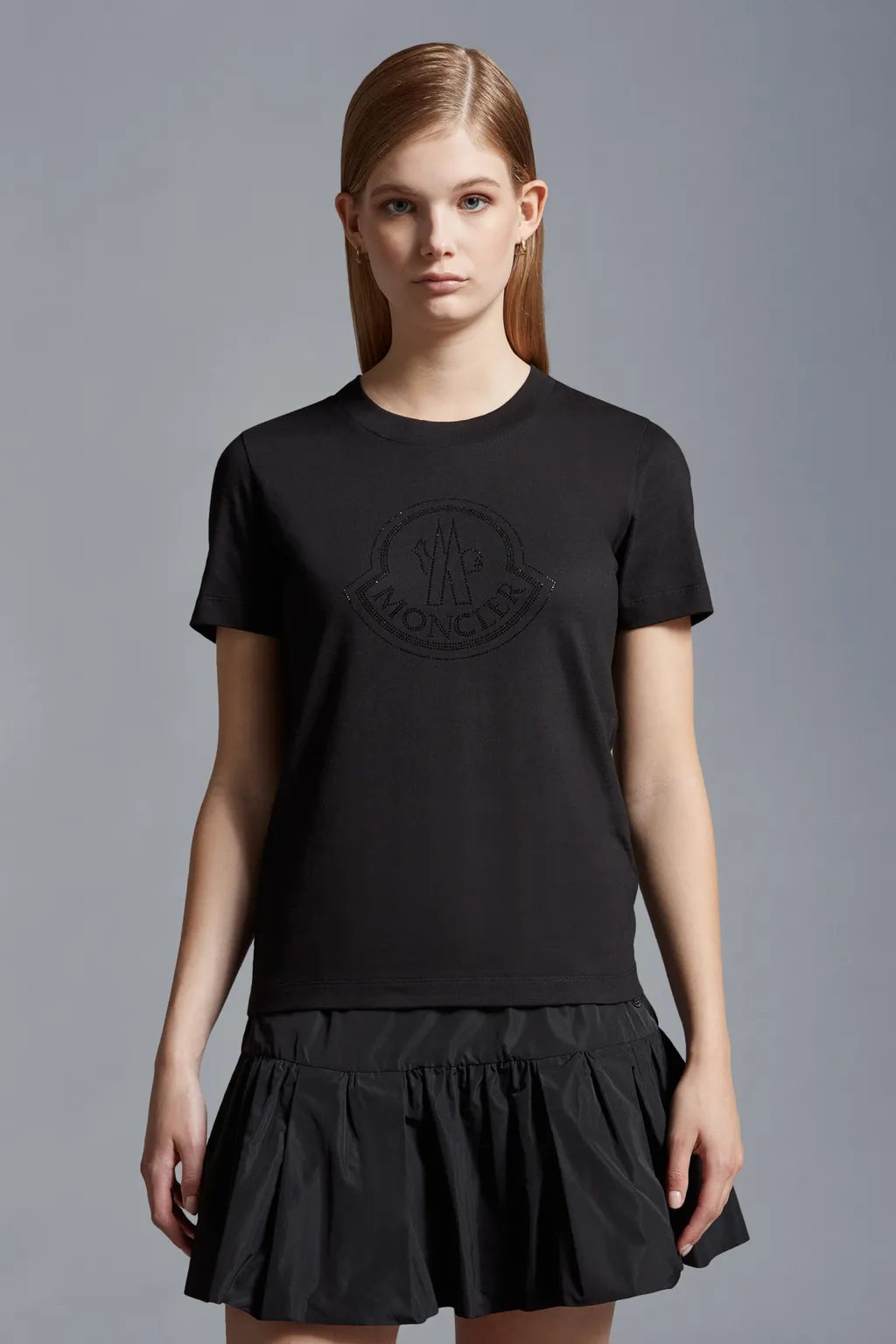 Moncler Logo Embellished Crewneck T-Shirt