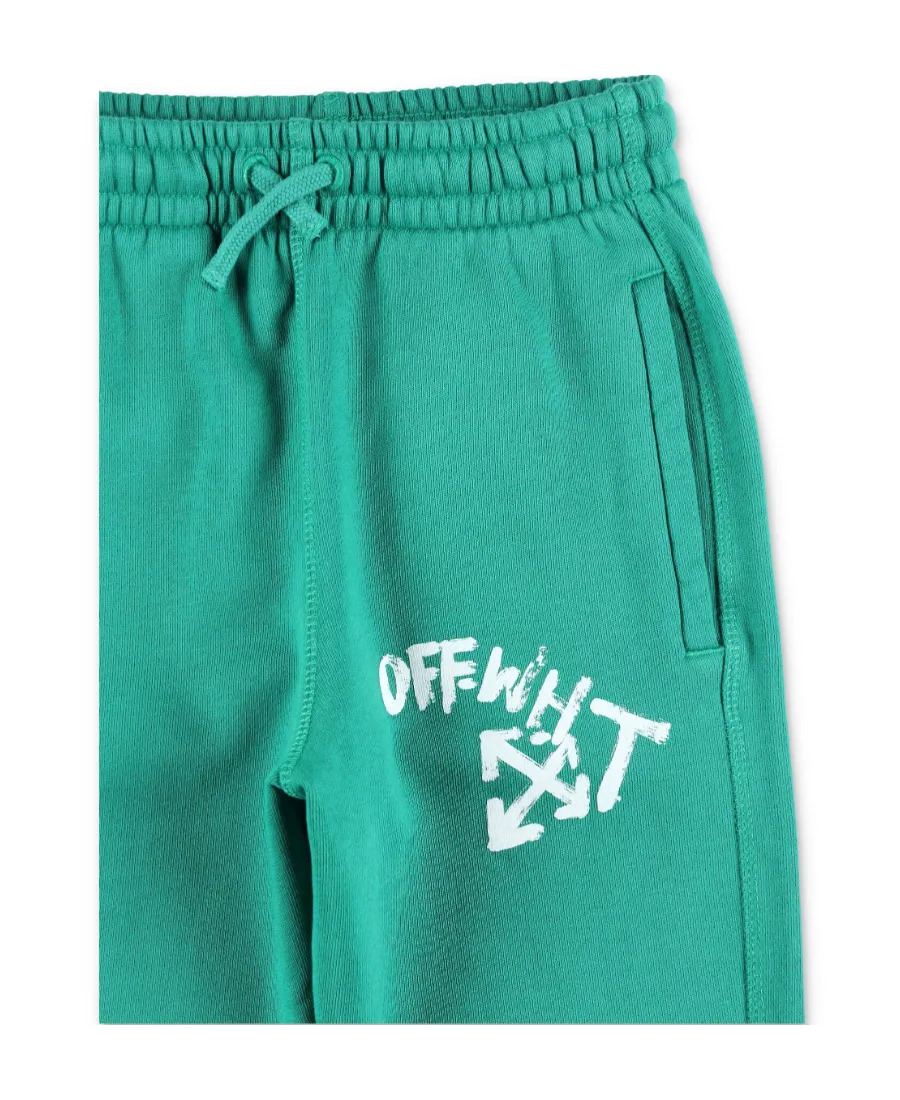 Paint Script Cotton Track Pants