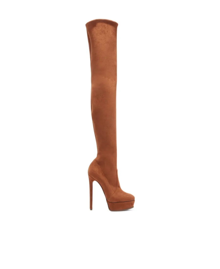 Flora 140Mm Above-Knee Platform Boots