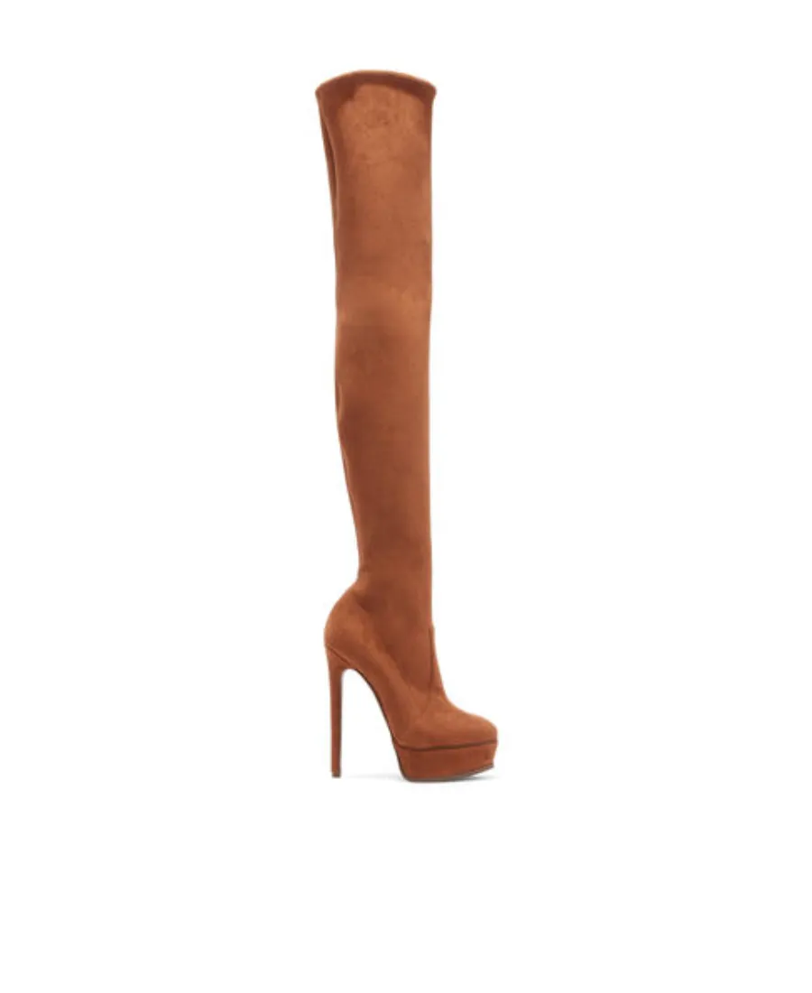 Flora 140Mm Above-Knee Platform Boots