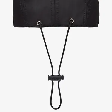 Black Nylon Baseball Cap