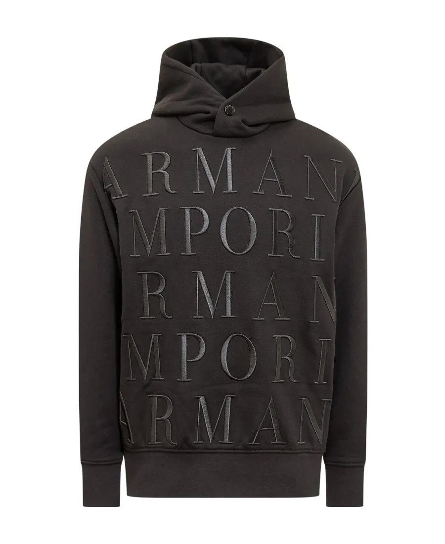 Logo-Embroidered Cotton Hoodie