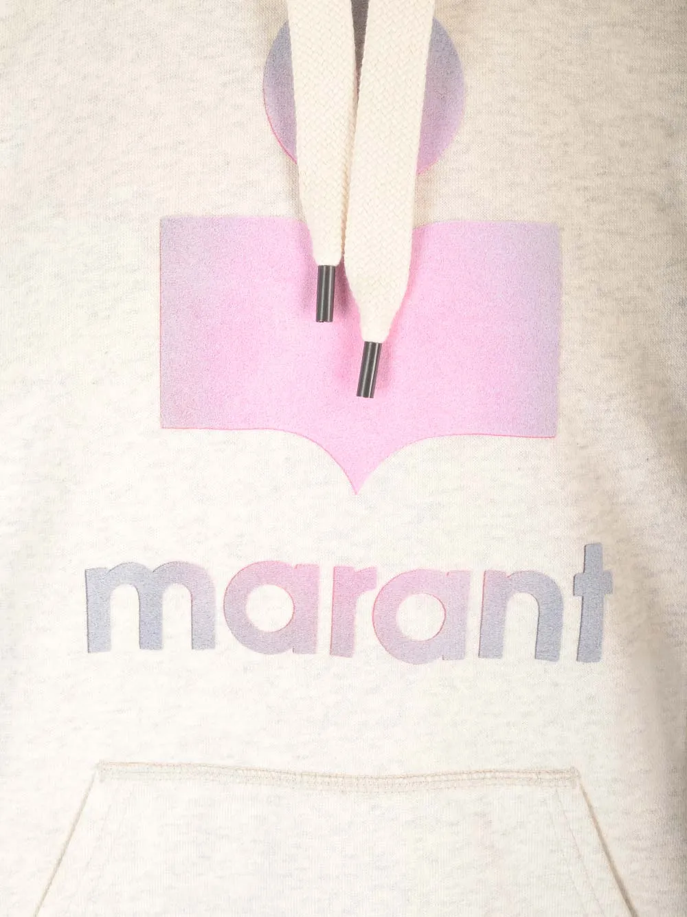 Isabel Marant Logo Printed Drawstring Hoodie