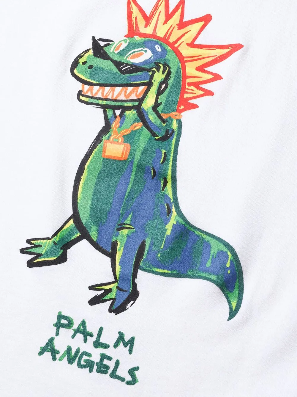 Dinosaur-Print Cotton T-Shirt