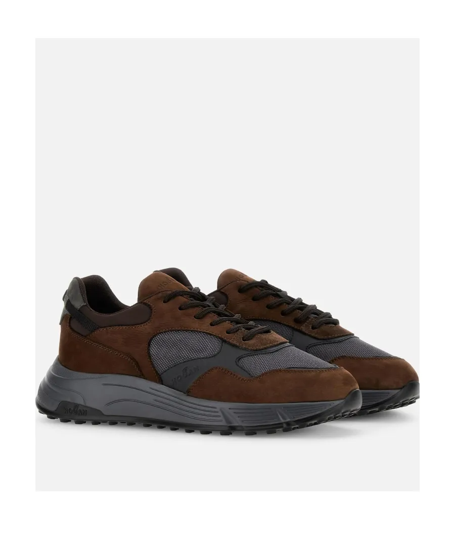 Hogan Hyperlight Panelled Lace-Up Sneakers