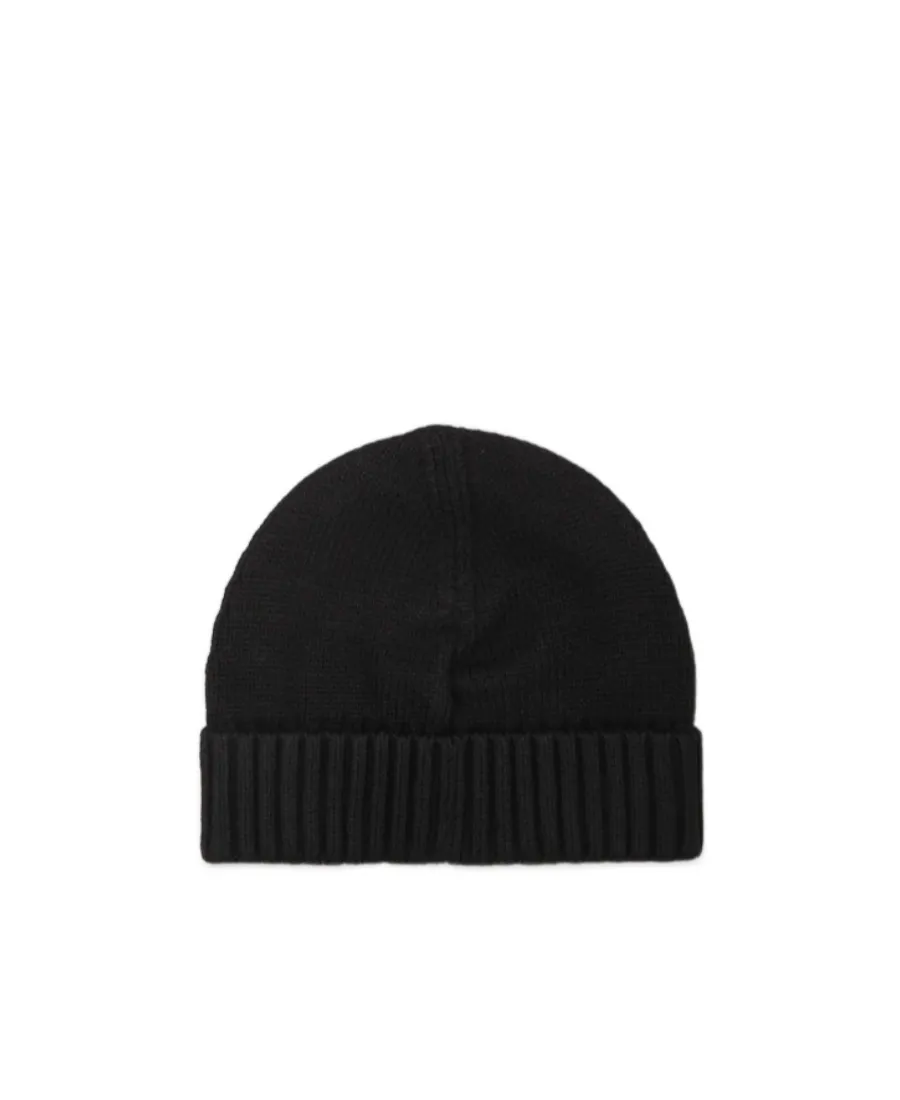 Stone Island Junior Logo Patch Knitted Beanie