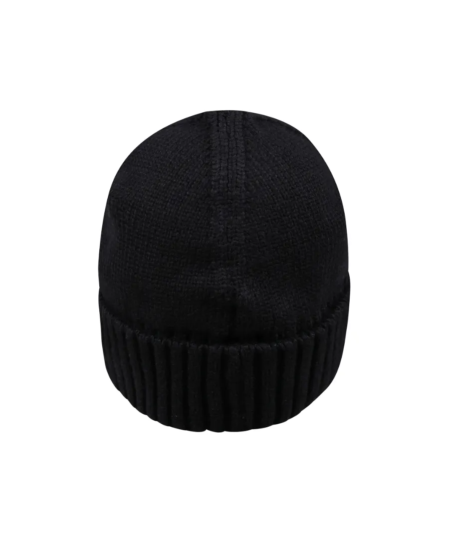 Stone Island Junior Logo Patch Knitted Beanie