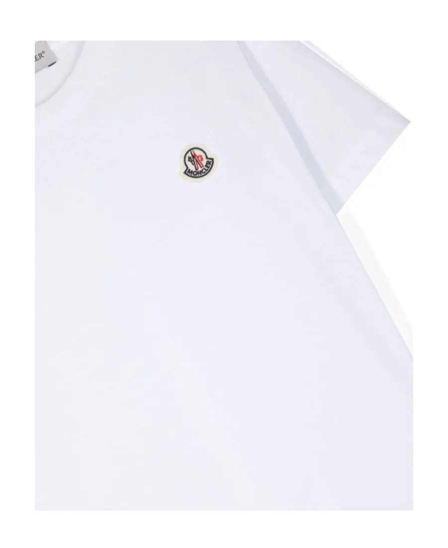 Moncler Enfant Logo-Patch Crewneck T-Shirt