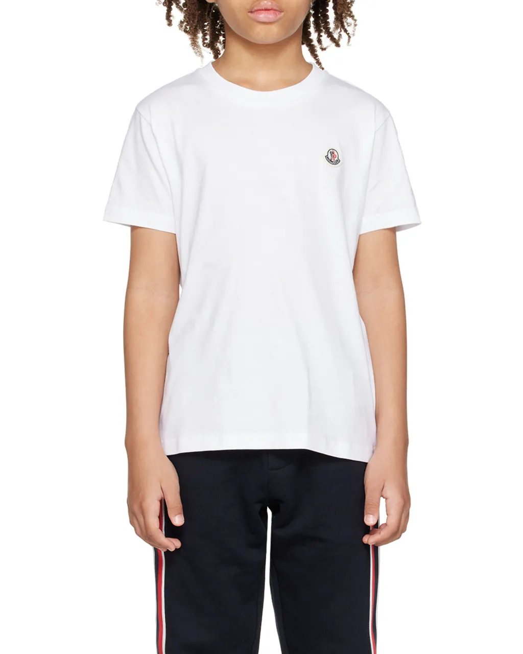 Moncler Enfant Logo-Patch Crewneck T-Shirt