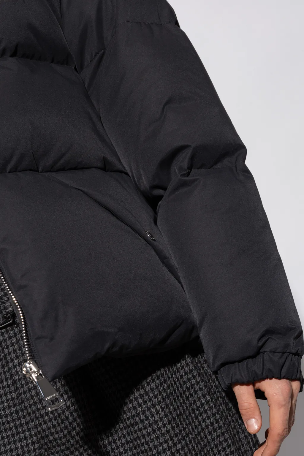 Khrisjoy Quilted Zip-Up Down Jacket