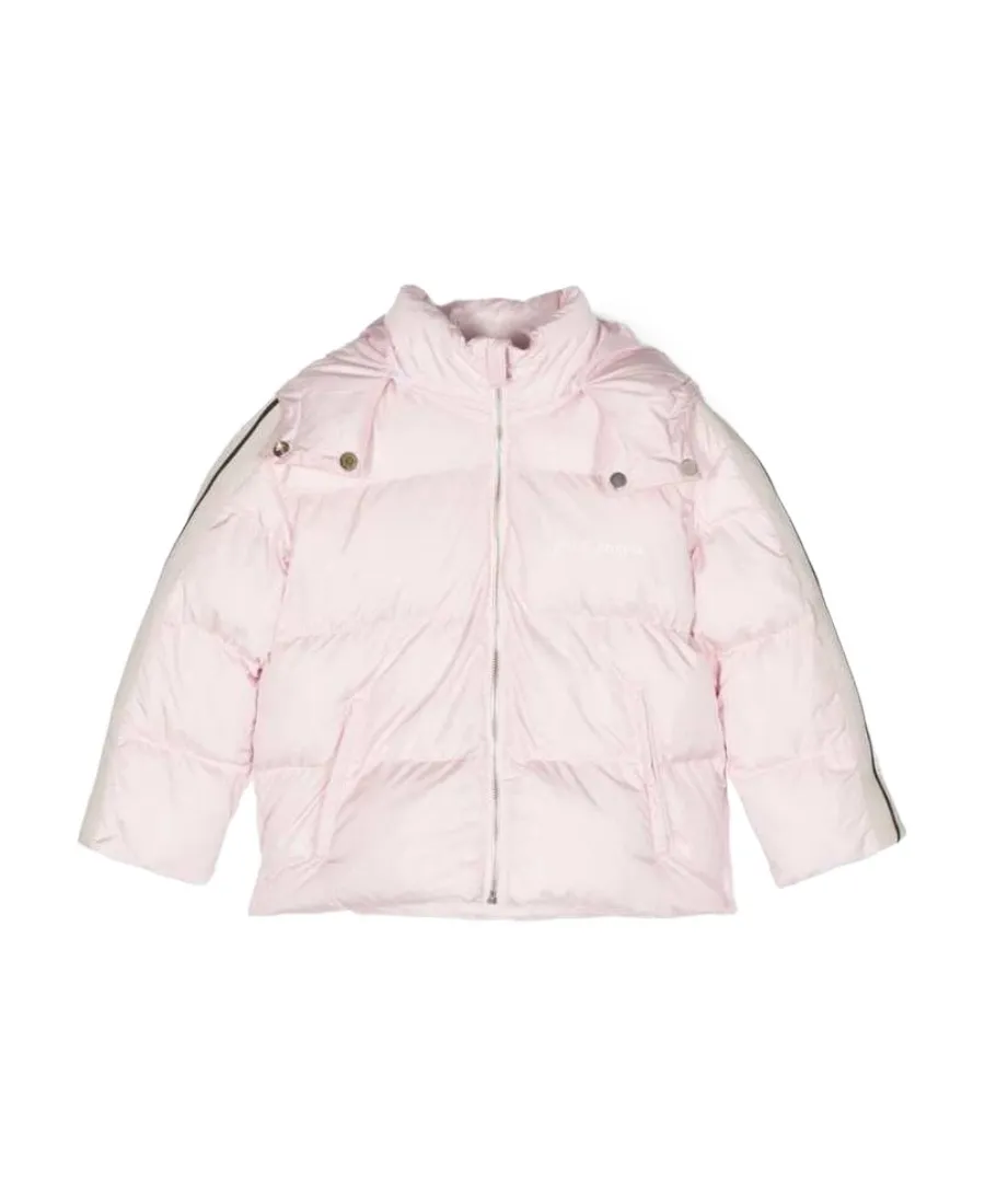 Palm Angels Kids Logo Printed Padded Jacket
