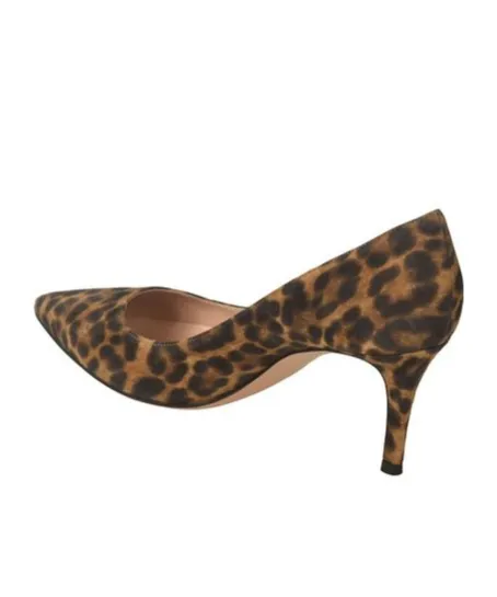 Gianvito Rossi Leopard Printed Pointed-Toe Pumps