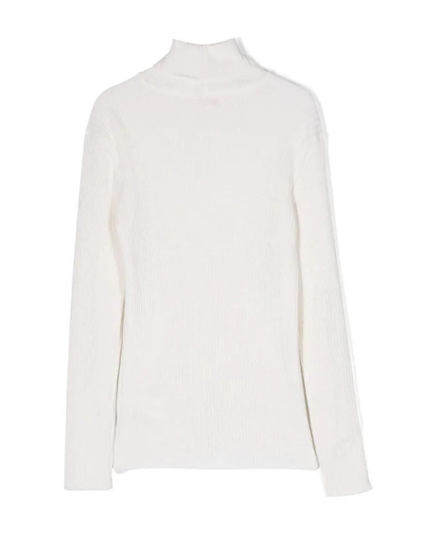 High-Neck Long-Sleeved Sweater