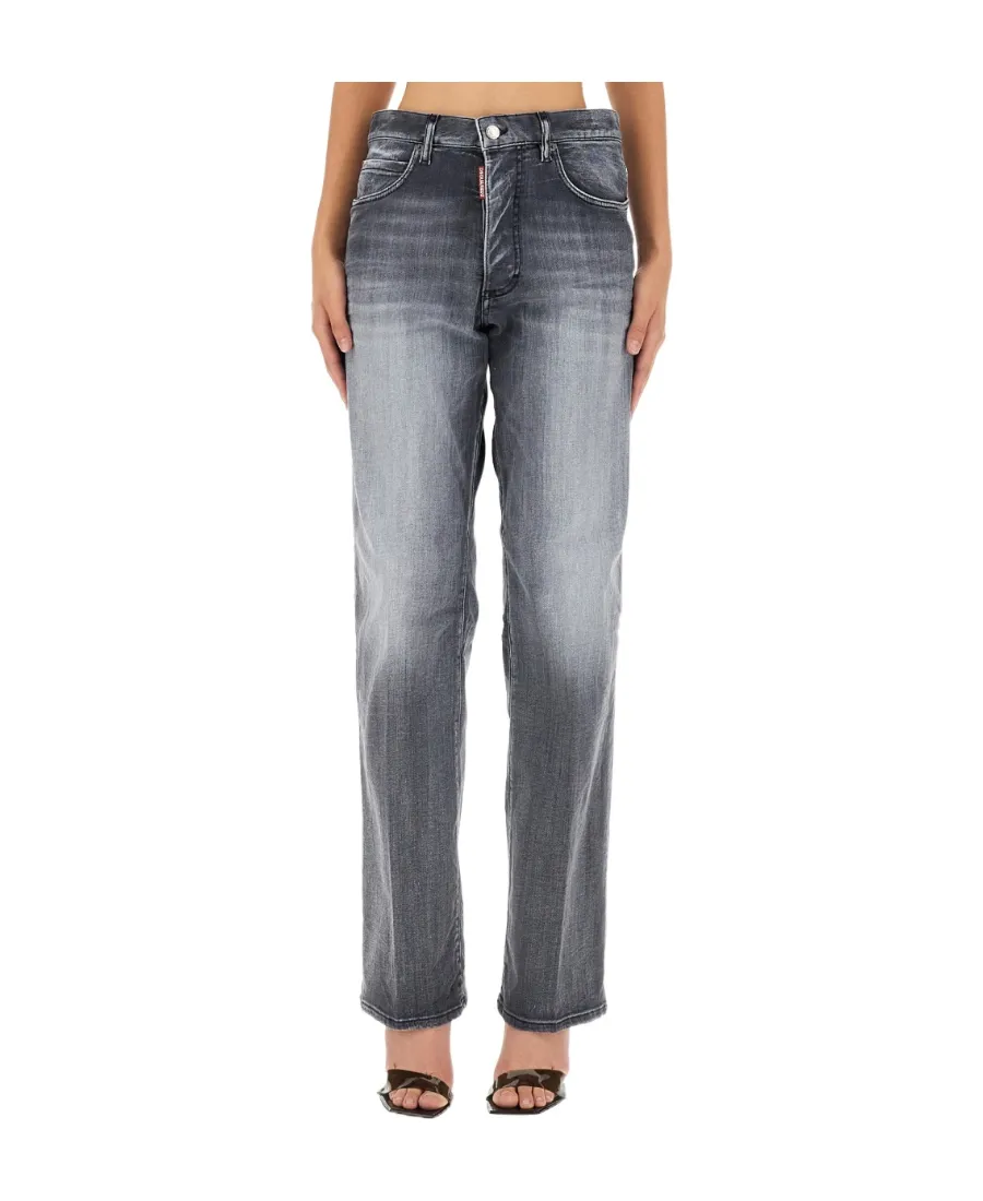 Dsquared2 Faded Effect Straight-Leg Jeans