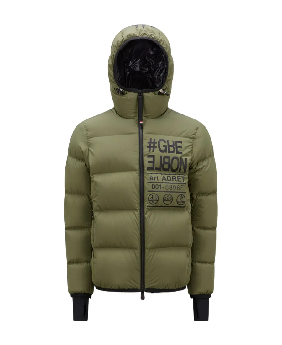 Moncler Grenoble Adret Logo Printed Padded Jacket