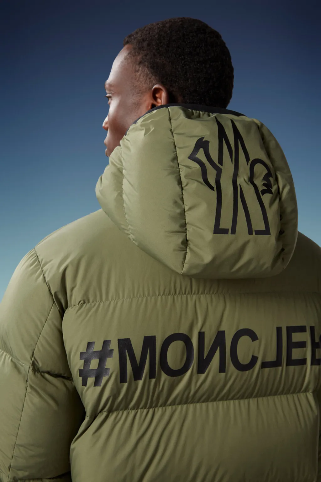 Moncler Grenoble Adret Logo Printed Padded Jacket