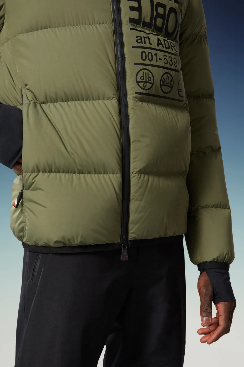 Moncler Grenoble Adret Logo Printed Padded Jacket