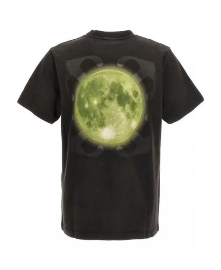 Super Moon-Print Cotton T-Shirt