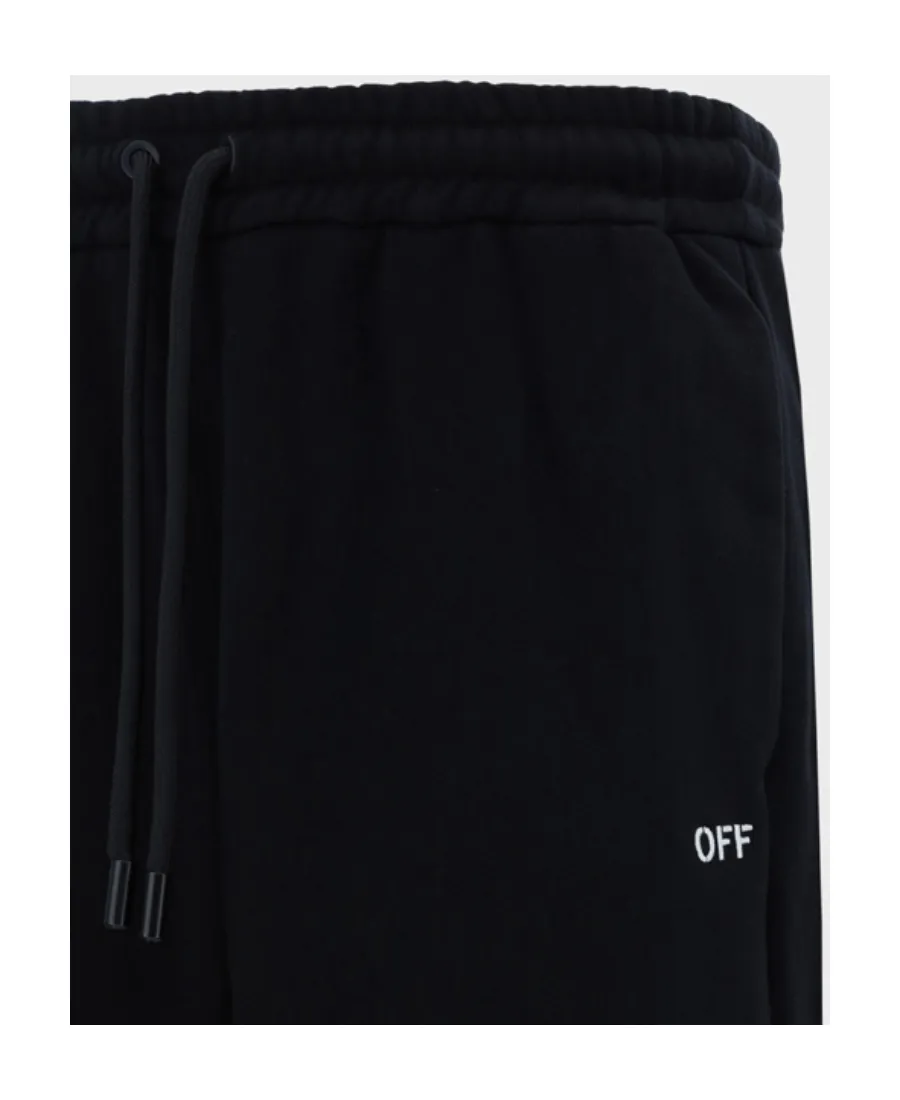 Off-White Drawstring Mid-Rise Pants