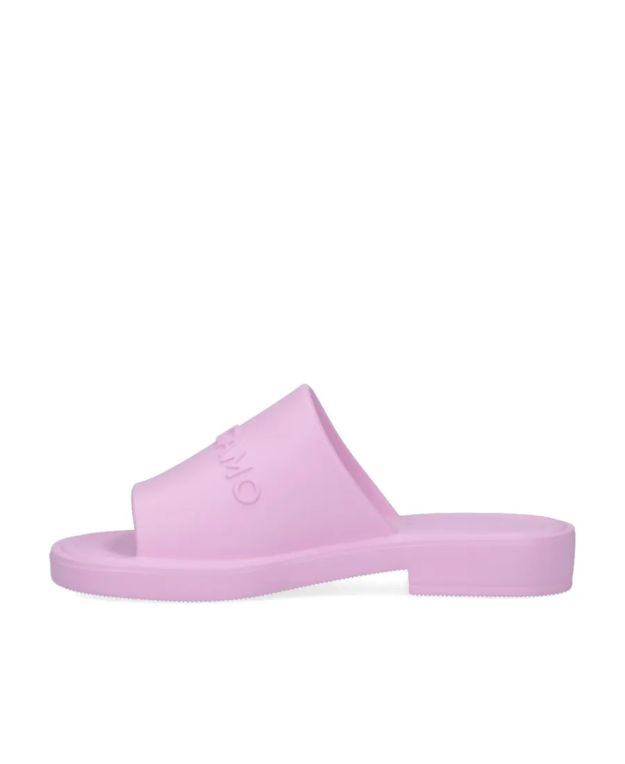 Salvatore Ferragamo Logo Embossed Slip-On Slides