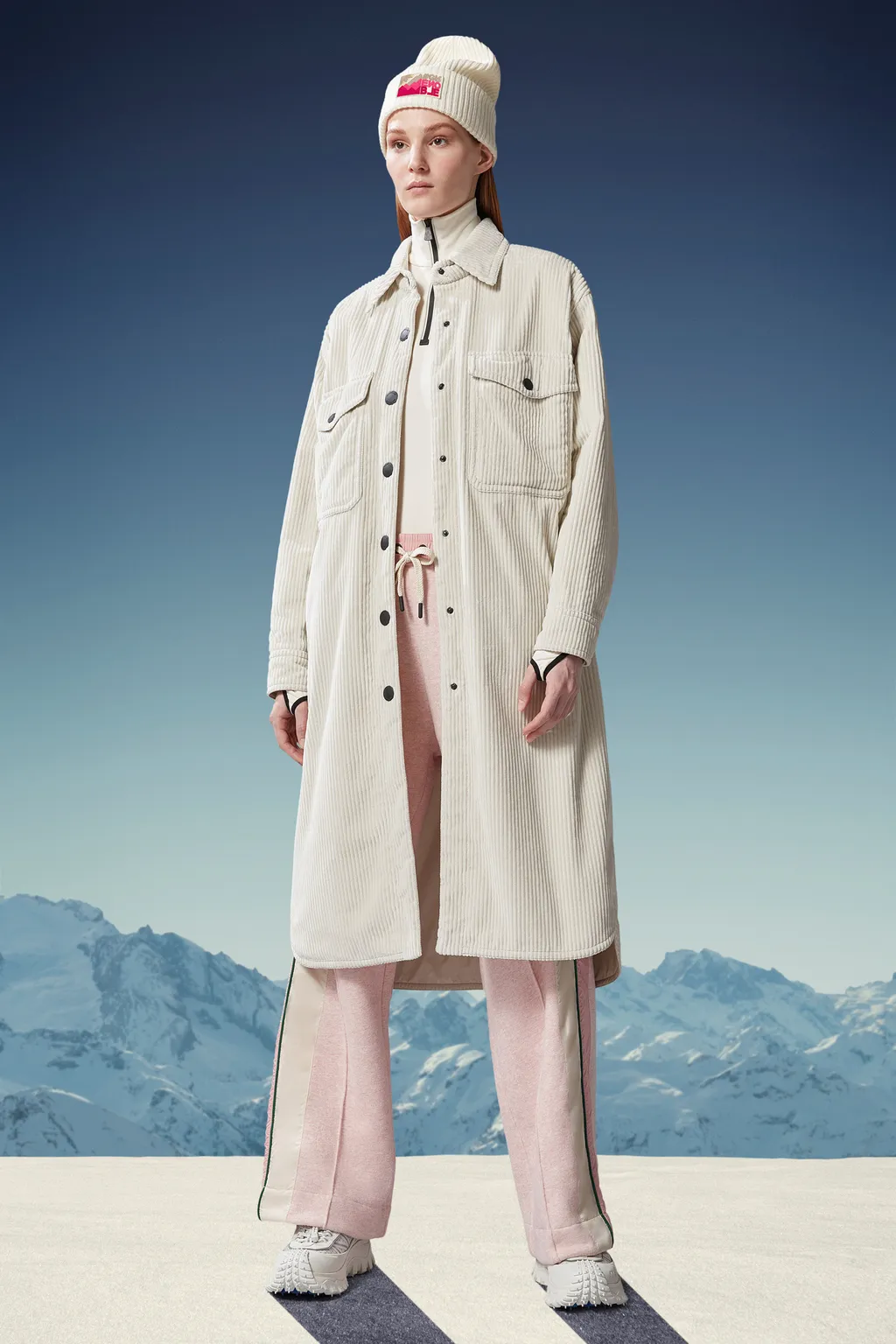 Moncler Grenoble Vanay Corduroy Long Sleeved Shirt Jacket